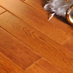 Engineered wood flooring for heating