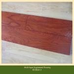 Elm distressed and heating system engineered wood floor