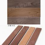 Wood plastic composite material flooring