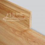Wood color &amp; range base board for cork flooring