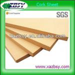 Bulletin board cork sheet/paper material with natural cork for multipurpose with certificate SGS