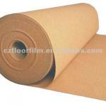 cushioning cork sheet underlayment for flooring