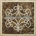 Elegant Marble Flooring With Inlay Work