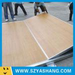 aluminum frame wooden flooring system