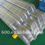 YX75-200-600 Galvanized corrugated steel floor decking sheet, construction materials