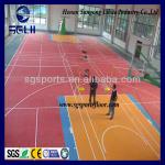 2014 ISO CE Chinese fashionable high quality colourful multipurpose modular synthetic pp suspended flooring