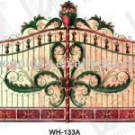 WH133A 2013 Top-selling decorative iron gate design