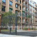 Wrought iron spear top gate