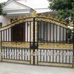 The Luxury main gate designs with wrought iron