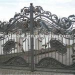 double door wrought iron main gate YL-E072