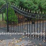 BX wrought iron garden arch gate