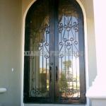 Wrought iron door