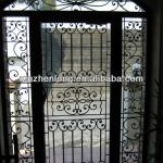Wrought Iron Grill Gate Design-IG-091