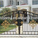 2014 Top-selling modern wrought iron gate design-YX-80