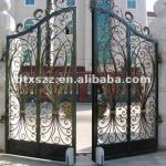 beautiful decorative outdoor wrought iron gate in china
