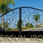 Iron Gate, Wrought Iron Gate FSM-1370 for Villa