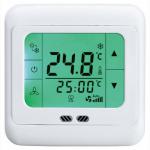 HVAC touch screen thermostat