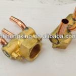 brass header for central air conditioning fan coil