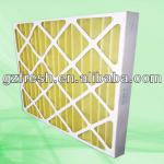 G4 pre air filter pleated filter with cardboard frame