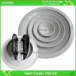Aluminum Round diffuser with double air valve