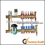 water separator or manifolds of underfloor heating system