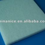 White glass wool without formaldehyde-