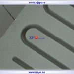 Extruded polystyrene with notching surface