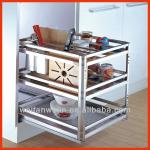 Multifunctional Kitchen 400Cabinet Pull Out Basket WF-N1081
