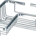 single tier rectangle bathroom basket shelves hardwares