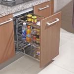 Stainless steel kitchen drawer basket GFR-206