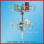 Stainless Steel Two Layer Wire Lazy Susan Basket WF-B360
