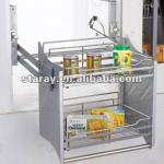 HPJ701D Kitchen Chrome Adjustable Drawer Pulls Shelves