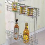 HPJ523 Kitchen Cabinet Chrome Pull Out Unit Basket