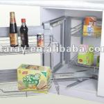 HPJ711 Luxury Kitchen Soft-closing Corner Storage Basket