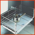 K5 Superior Soft-closing Slide Wire Kitchen Three Stove Drawing Basket Storage WF-N1094