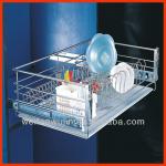Stainless Steel Three Side Bowl &amp;plate Basket With Electronic Polished WF-N1067