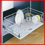 Stainless Steel Four Side Stover Dishe Dayer Basket With PlateWF-DSPTJ007V