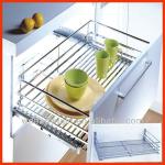 Flat Wire Stove Kitchen Drawer Basket With Blum Slide WF-N1102