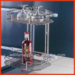 Two layer Side Wire Kitchen Drawer Basket WF-N1013