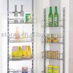 HPJ822 Kitchen Chrome Pantry Shelving Basket-HPJ821-HPJ824