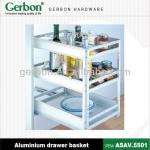 Kitchen Cabinet 3 layers Pull Out Aluminium Basket