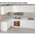 Kitchen cabinet Solid timber cabinet with high gloss paint coating