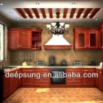 2013 new solid wood kitchen cabinet design
