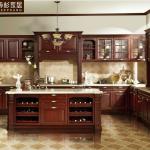 2014 Hot Selling Classical Wooden Kitchen Cabinet with dish rack Design-ES0020