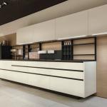 lacquer clean design white shanghai modern kitchen cabinet-BRK-J195