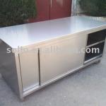 Polish stainless steel Classic kitchen cabinet