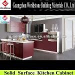 wholesale customized kitchen cabinet/man made stone countertop