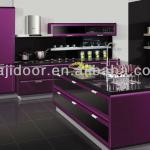 Purple European Style High Gloss Modern Kitchen Design DJ-K214