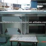 Commercial stainless steel table cabinet with backsplash-BN-C01 Commercial stainless steel  table cabinet w