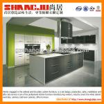 modern design white high gloss cabinets for small kitchen